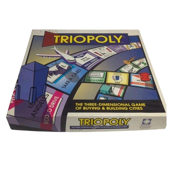 Triopoly The Three-Dimensional Game of Buying & Building Cities Complete - Picture 1 of 7